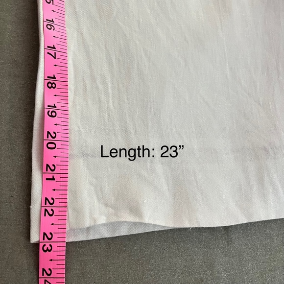 J.Crew•Wide Leg Linen/Cotton CropTrousers•sz 8 - Picture 9 of 11